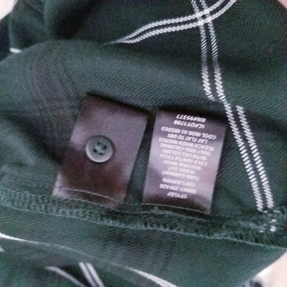 Sanctuary womens green ruffle print shirt top blouse MEDIUM - Picture 6 of 6